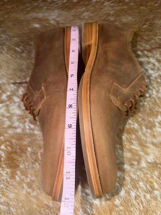 NEW NISOLO REY MENS EVERYDAY OXFORD LEATHER DRESS SHOE 8 1/2 - 9 *no size stamp* main image 4